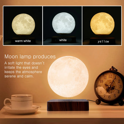 Lighthouse Sky Levitating Moon Lamp — Floating Ambient Night Light — photo 3