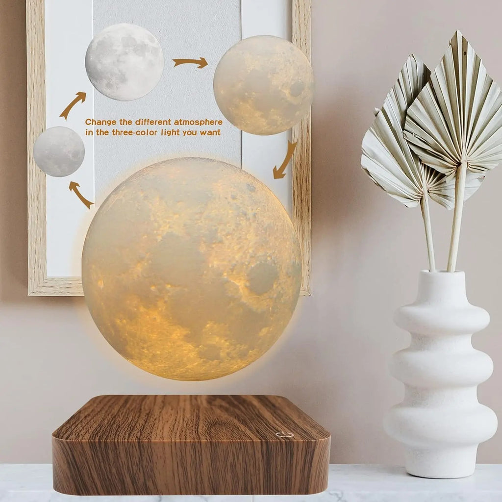 Lighthouse Sky Levitating Moon Lamp — Floating Ambient Night Light — photo 5