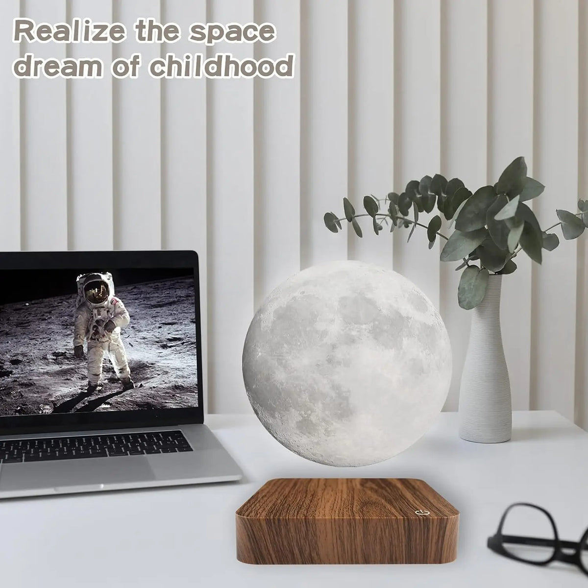 Lighthouse Sky Levitating Moon Lamp — Floating Ambient Night Light — photo 6